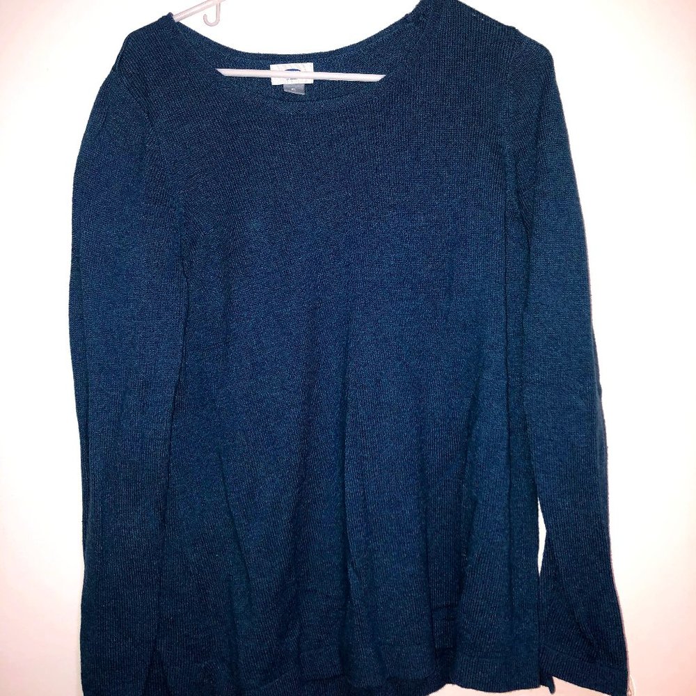 dark teal sweater